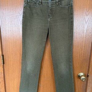 LRL Ralph Lauren Olive Straight Leg Jeans 6P